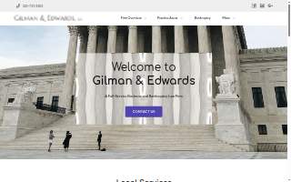 Gilman & Edwards, LLC of Landover website