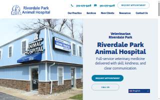 Riverdale Park Animal Hospital website