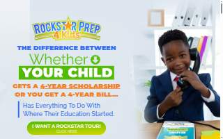 Rockstar Prep 4 Kids website