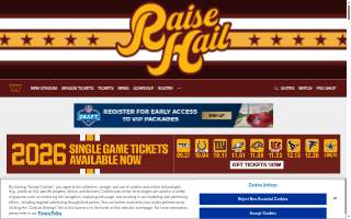 Washington Commanders Team Store website