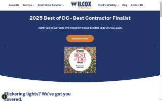 Wilcox Electric LLC of Landover website