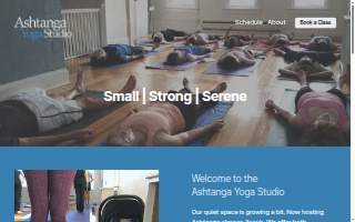 Ashtanga Yoga Studio DC website