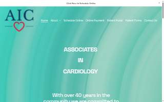 Associates In Cardiology, P.A. of Langley Park website