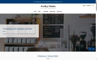 Aveley Farms Coffee Roasters - The Roastery of Cockeysville website