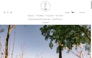 Concrete Rose Floral website