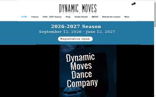Dynamic Moves Dance Studio website