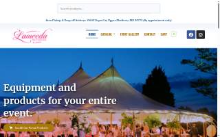 Lameeda Party Rentals of Langley Park website