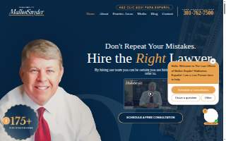 Law Offices of Mallon Snyder website
