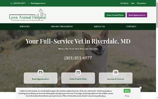 Lynn Animal Hospital of Langley Park website