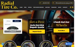 Radial Tire Company of Langley Park website