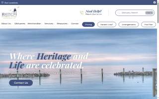 Rausch Funeral Home website