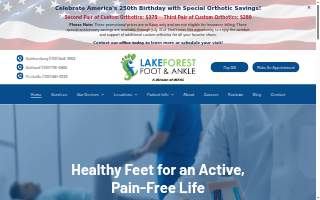Lakeforest Foot and Ankle Center of Largo website