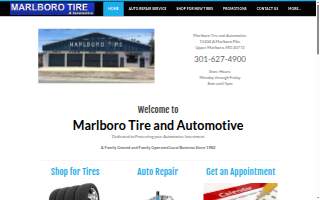 Marlboro Tire and Automotive website