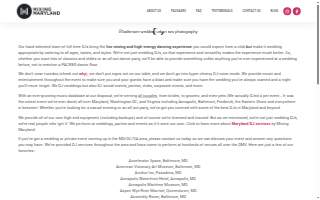 Mixing Maryland DJs website