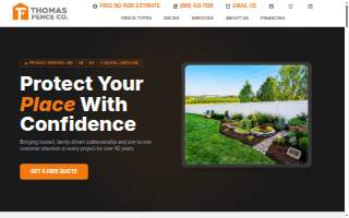 Thomas Fence Co of Largo website