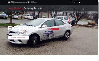 All Saints Driving School of Laurel website