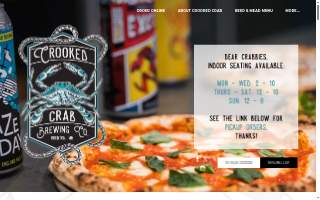 Crooked Crab Brewing Company website