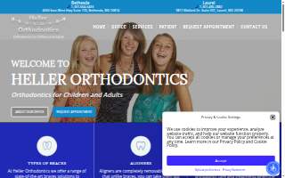 Heller Orthodontics website