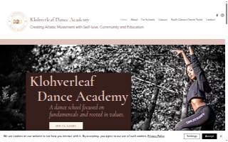Klohverleaf Dance Academy website