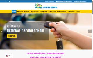 National Driving School of Laurel website