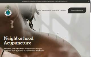 Neighborhood Acupuncture website