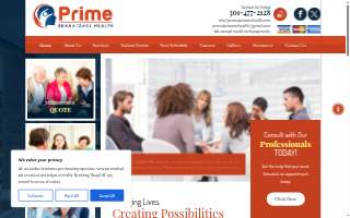 Prime Behavioral Health website