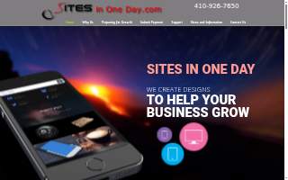 Sites In One Day Inc. website