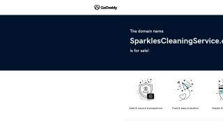 Sparkles Amplified Cleaning Service website