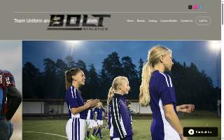 Bolt Athletics website