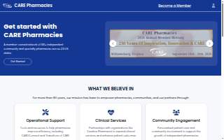 CARE Pharmacies Cooperative Inc. website