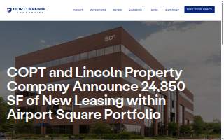 Corporate Office Properties Trust website