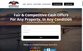 Dependable Property Buyers website