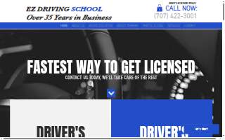 E-Z Driving School Inc website