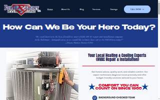 Heating & Cooling website