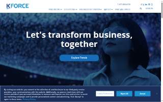 Kforce website