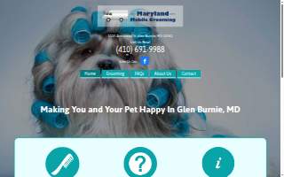 Maryland Mobile Grooming website