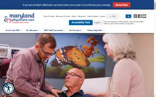 Maryland Physicians Care website