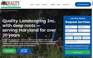 Quality Landscaping, Inc. of Linthicum website