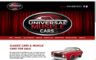 Universal Muscle Cars website