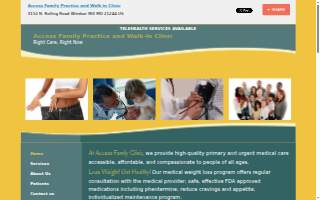 Access Family Clinic website