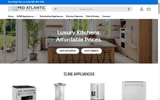 Mid Atlantic Appliances & Kitchens of Lochearn website