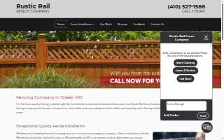 Rustic Rail Fence Company of Edgewood website