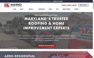 Aero Residential Contractors Inc.| Roofing Experts website