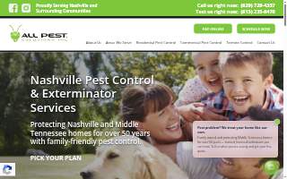 AllPest Pest Control Service website