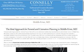 Connelly Funeral Home Of Essex website
