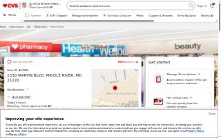 CVS Pharmacy of Middle River website