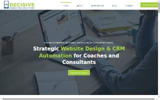 Decisive Marketing Solutions website