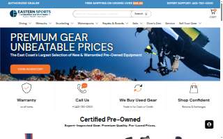 Eastern Sports website