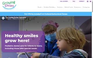 Growing Smiles - White Marsh website