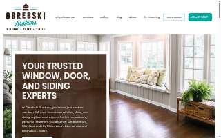 Obrebski Brothers Windows and Doors of Middle River website